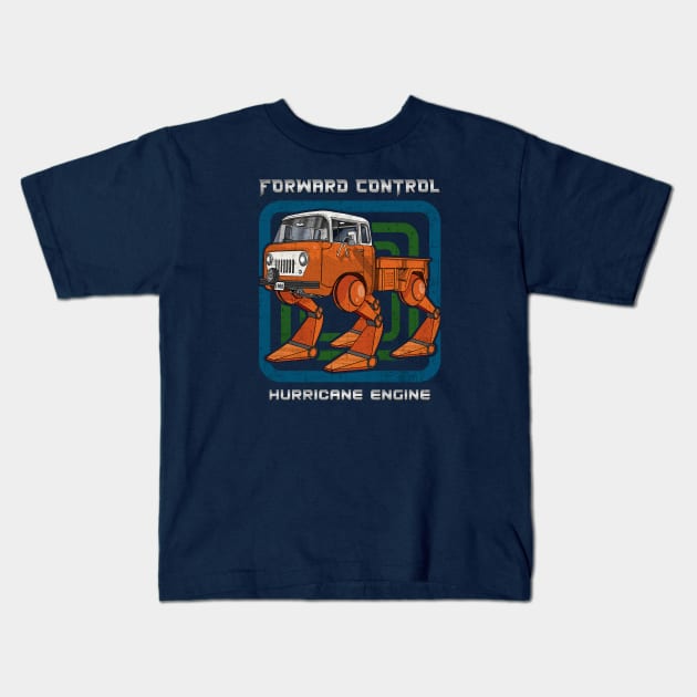 Autobeast Jeep Forward Control FC-150 Kids T-Shirt by Guyvit